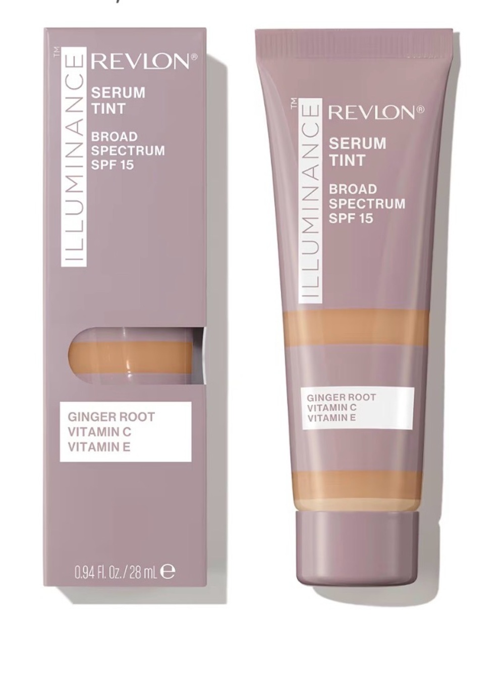 Revlon Illuminance Tinted Serum,Triple Hyaluronic Acid,SPF 15, 409 Brûlée